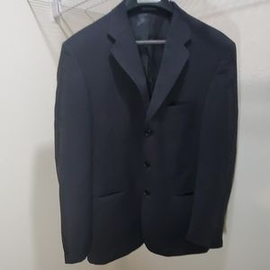 Mens Black pinstripe 2 piece suit
